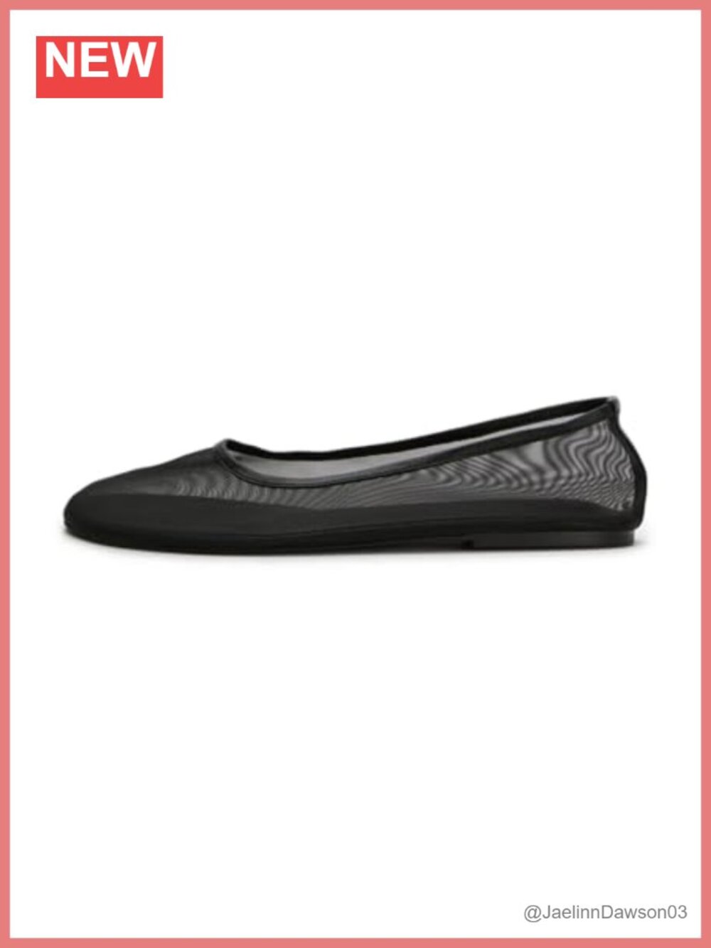 Women's Mesh Slip On Ballet Flats Breathable Casual Work Shoes